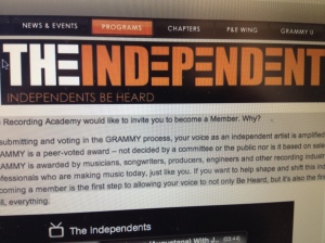 INDEPEPENDENTS BE HEARD? Say what?